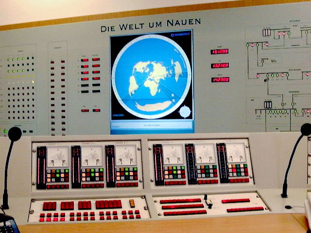 Der Leitplatz der Sendestelle Nauen